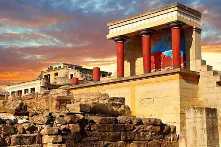 Knossos Palace guided tour - Heraklion City tour + market - The morning coach ride from the resort areas