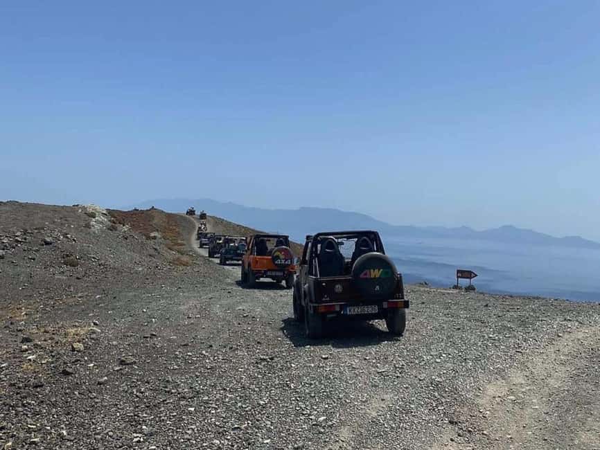 Kos: Guided Jeep or Quad Off-Road Tour with Drinks and Lunch - Coastal views, salt lake, and olive groves