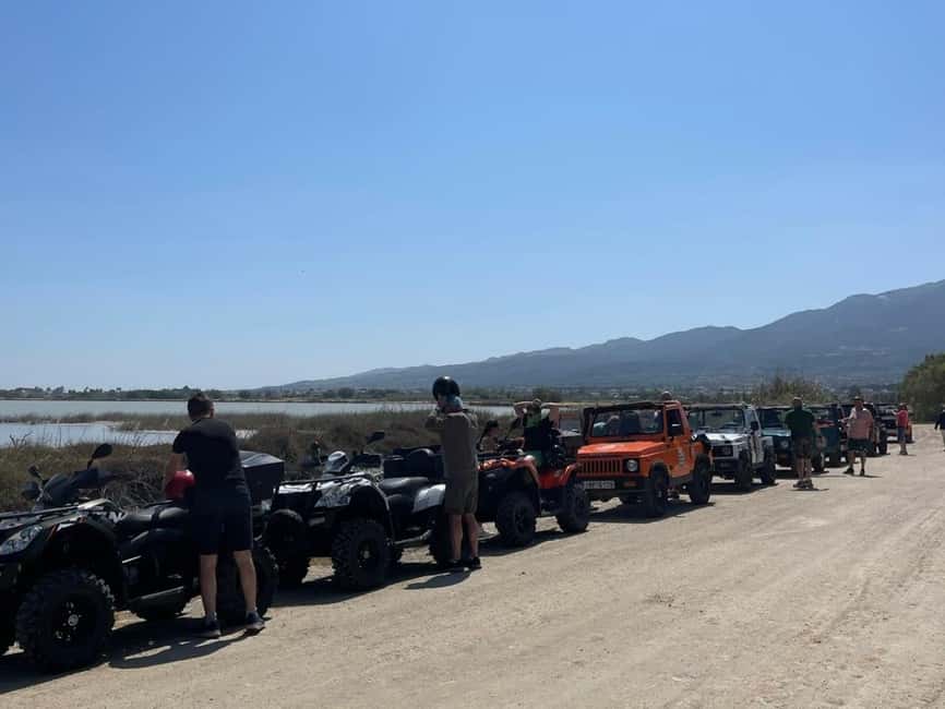 Kos: Guided Jeep or Quad Off-Road Tour with Drinks and Lunch - A mountain café with coffee and a snack