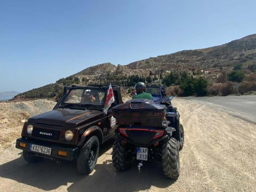 Kos: Guided Jeep or Quad Off-Road Tour with Drinks and Lunch - Starting at Moto Harley with a proper safety briefing