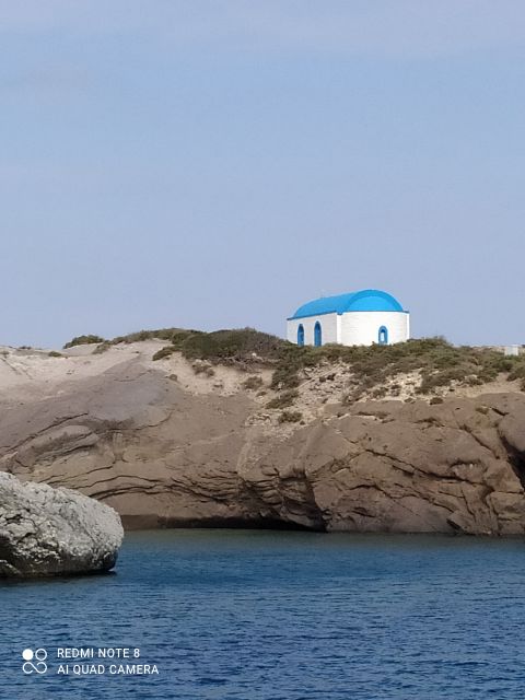 Kos: Kefalos Bay Boat Cruise with Fishing, Swimming, & Meal - Setting out from Kefalos with Kastri in view