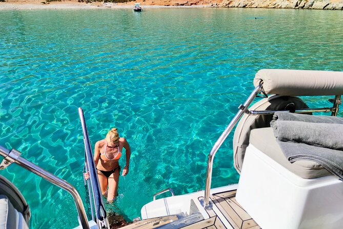 Kos: Small Group Full-Day Sailing with Meal, Drinks, & Swim - The first secluded bay: clear water and quiet swimming