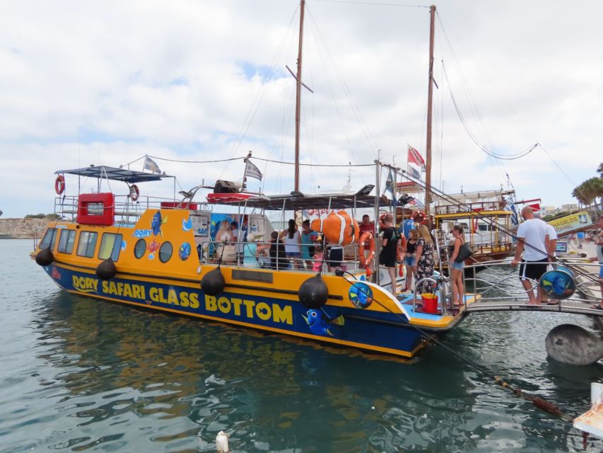 Kos Town: Glass-Bottom Boat Cruise with Swimming Stops - Who should book the Dorry cruise?