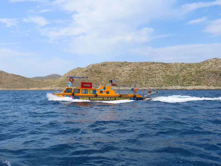 Kos Town: Glass-Bottom Boat Cruise with Swimming Stops - The Pserimos swim stop is the main event