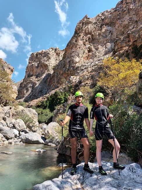 Kourtaliotiko Gorge: Guided River Adventure Trek with Lunch - Following the river beyond the busy section