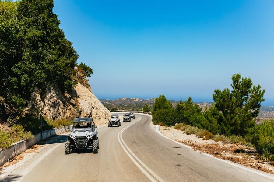 Kremasti: Rhodes 4x4 Buggy Off-Road Tour - The farm stop and a taste of rural Rhodes