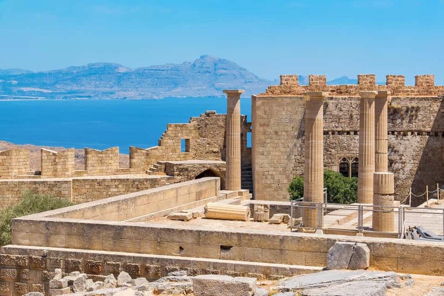 Lindos Acropolis: 3D Representation & Audio Self-Guided Tour - Reaching the Acropolis from Lindos