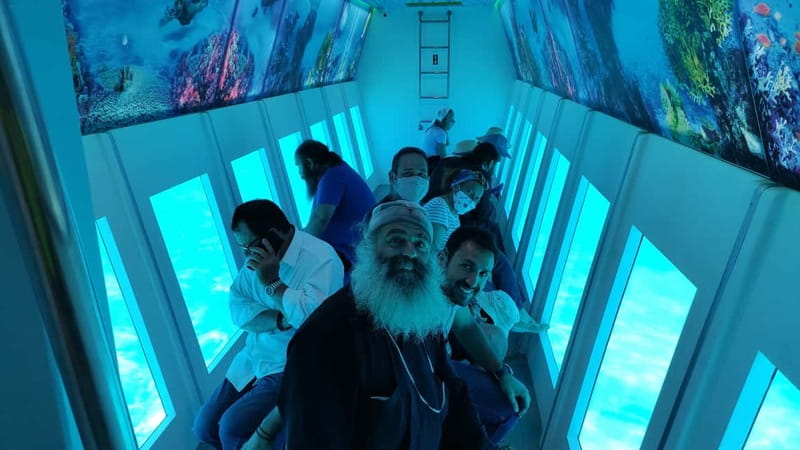 Lindos: Submarine Cruise with Swimming Stop at Navarone Bay - What is included for $32.75