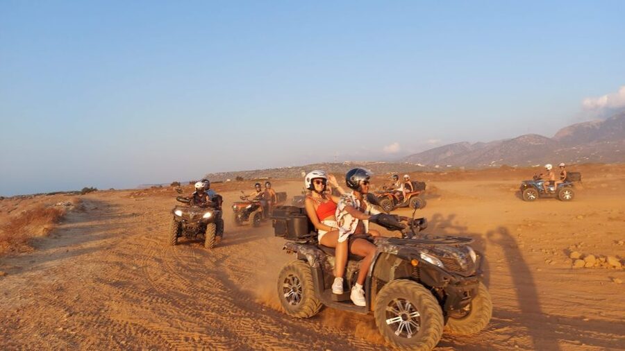 Malia: Off-Road Quad Safari Evening Tour with Dinner - Climbing to the Prophet Elias chapel