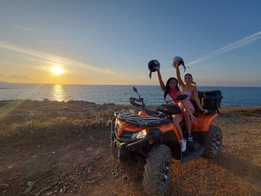 Malia: Off-Road Quad Safari Evening Tour with Dinner - Milatos and the coastal side of the route