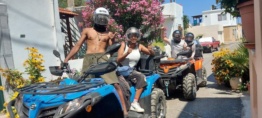 Malia: Off-Road Quad Safari Evening Tour with Dinner - Forty minutes of free time in Sissi