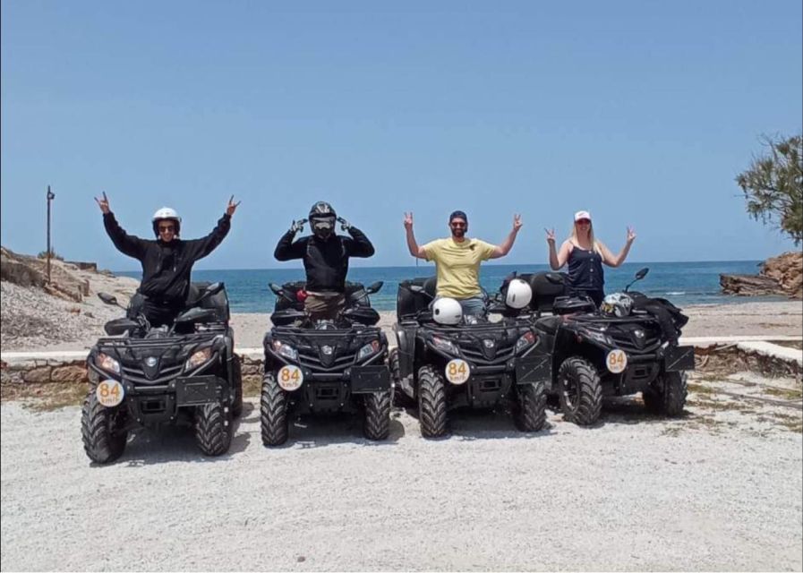 Malia: Off-Road Quad Safari Tour with Lunch and Transfers - Sisi beach, lunch, and the coastal return