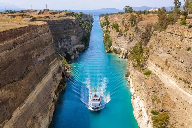 Mercedes Private Tour Nafplio, Corinth Canal, Nemea Wine Tasting - Corinth Canal: a quick stop with a big view