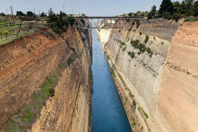 Mercedes Tour to the Apostle Paul Footsteps in Athens and Corinth - The Corinth Canal, a quick engineering stop