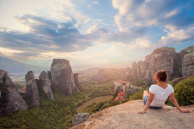 Meteora & Delphi 3 Days Semi Private Tour - Day one: quiet monastery corners and big Meteora views