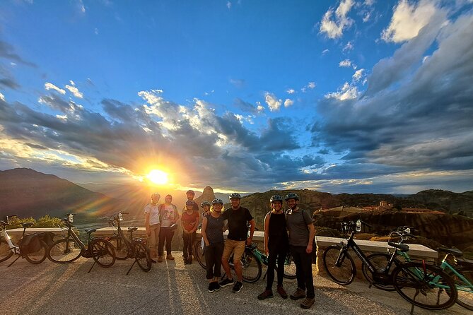 Meteora Sunset E-Bike Tour - Holy Trinity and Saint Stephen widen the view