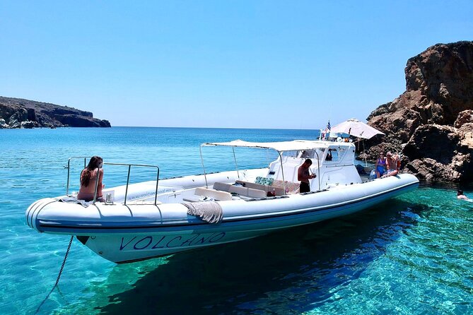 Milos: Half-Day Speedboat Cruise to Kleftiko with snorkeling tour - Key points at a glance