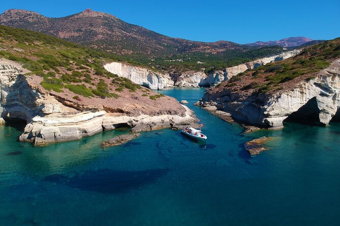 Milos: Half-Day Speedboat Cruise to Kleftiko with snorkeling tour - Kleftiko, where the coast turns theatrical