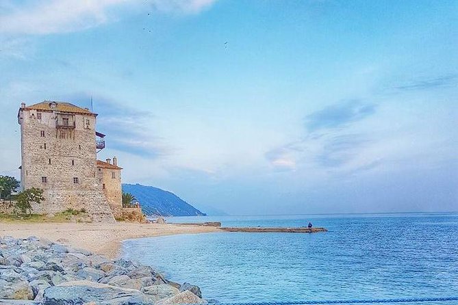 Mount Athos & visit Ammouliani's island (mixed cruise) - Glass-bottom views and possible dolphins