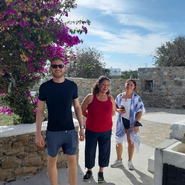 Mykonos: Farm, Ano Mera Village, and Beaches Guided Tour - The final Mykonos Town photograph