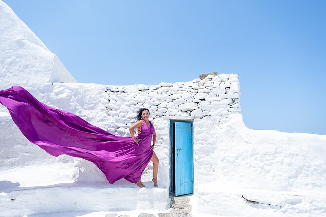 Mykonos: Flying Dress Photoshoot - What you receive after the session