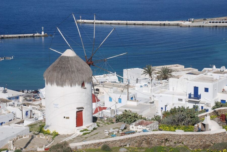 Mykonos: Half-Day City Walking Tour and Island Bus Tour - Mykonos Town comes first, or sometimes second