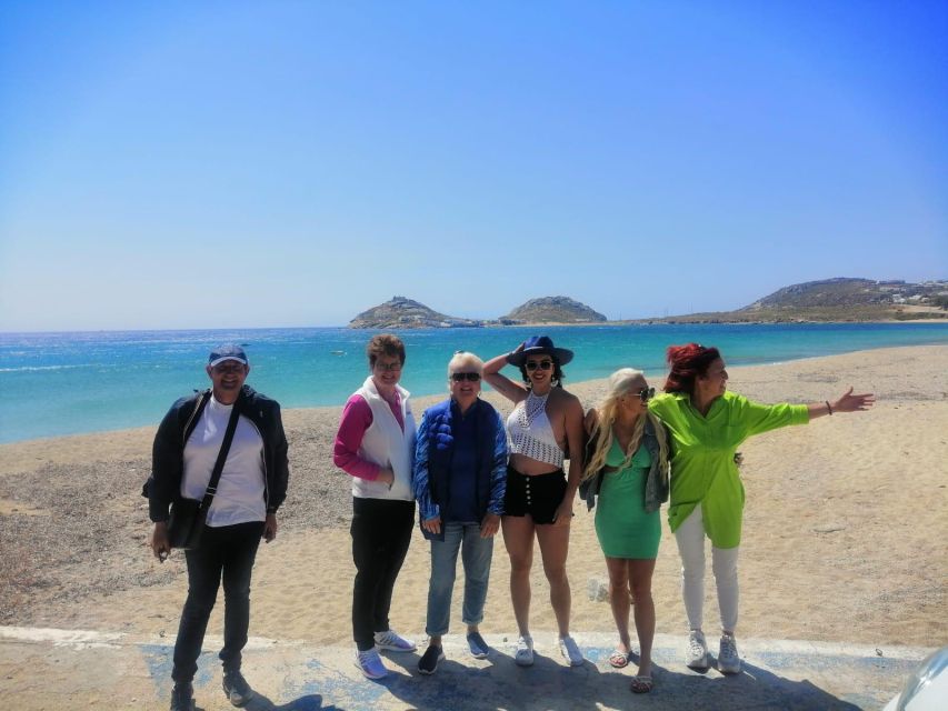 Mykonos: Highlights Tour with Panagia Tourliani Monastery - Transport, timing, and group style