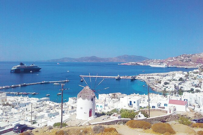 Mykonos Shore Excursion with Pickup from Cruise Ship Terminal - Little Venice and the church of Paraportiani