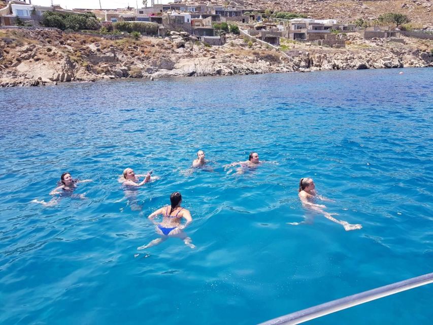 Mykonos: South Beaches Cruise - Greek lunch, fruit, and chilled wine