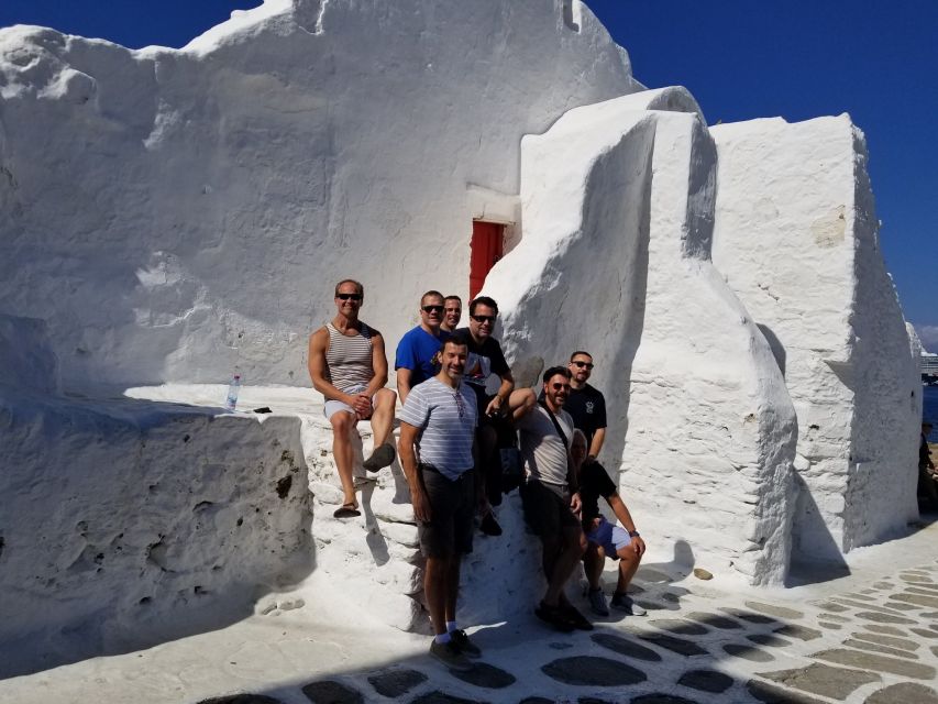 Mykonos Walking Tour - The five windmills and Mykonos views