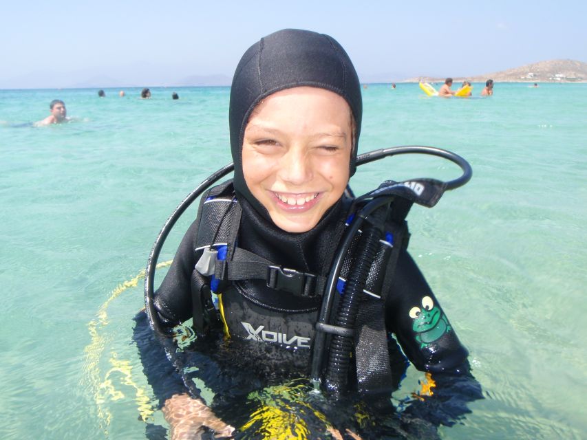 Naxos: Discover Scuba Diving - Your first experience diving - The first 35 minutes: equipment, breathing, and confidence