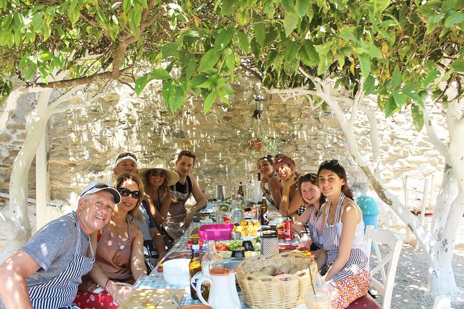 Naxos:Half-day cooking class at Basiliko - Picking vegetables in a fifth-generation family farm