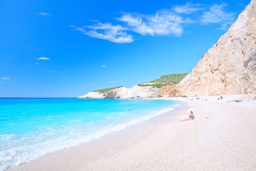 Nydri: Boat Cruise to the famous beaches of Lefkada - Egremni gives you the best beach time