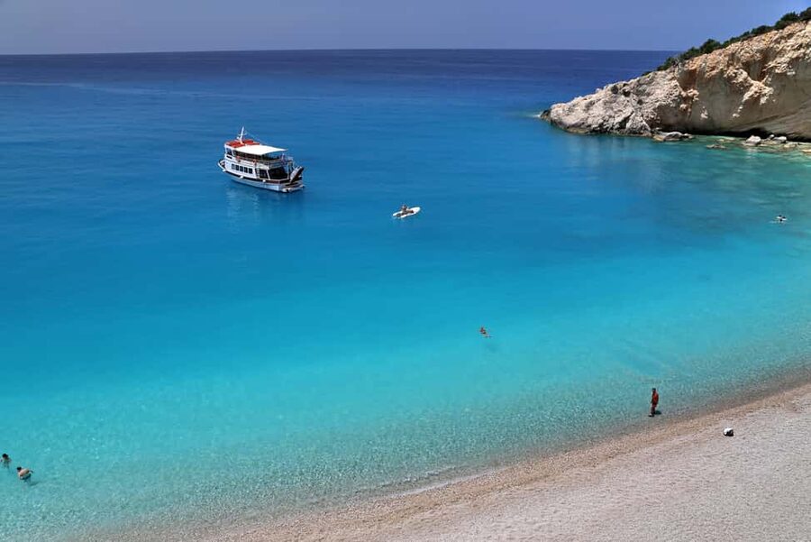 NYDRI: Cruise to Egremni, Porto Katsiki, Agiofili of Lefkada - Egremni Beach gets the longest stop