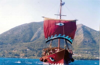 Nydri: Full-Day Wooden Boat Cruise with BBQ & Drinks