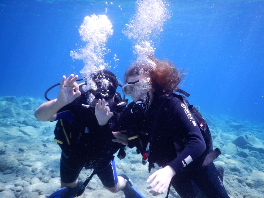 Oia: 2 Guided Scuba Dives off Santorini for Certified Divers - What Santorini Looks Like Below the Caldera
