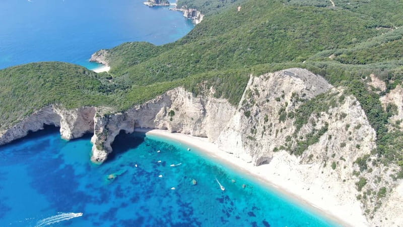 Paleokastritsa: Paradise, Yali Beach, & Blue Caves Boat Tour - Key points at a glance