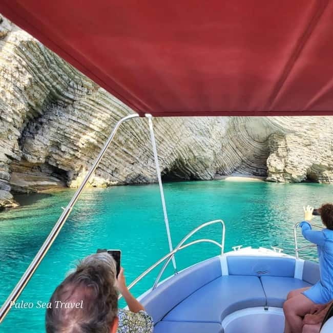 Paleokastritsa: Paradise, Yali Beach, & Blue Caves Boat Tour - The third cave and the final swim at Yali Beach