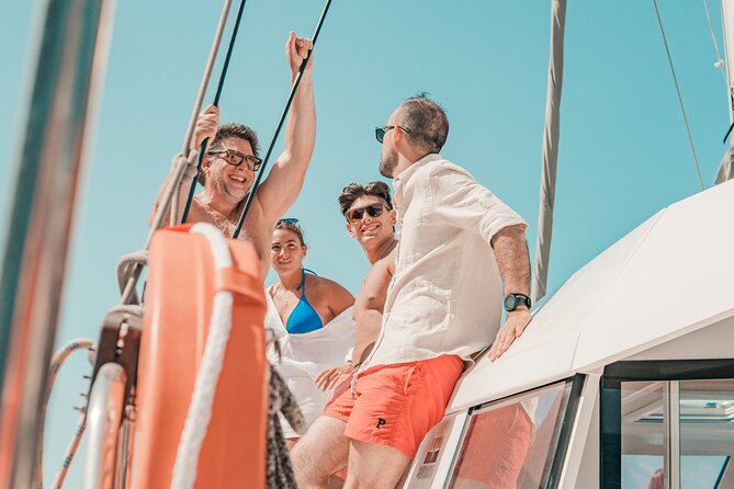 Panormo: Luxury Catamaran Cruise with Lunch & Open Bar - Comfort on Deck During the Return to Panormo