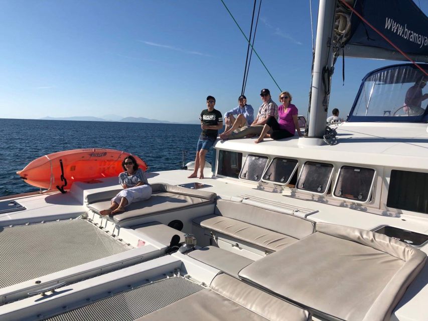 Paros: Catamaran Cruise with Swimming, Meal and Drinks - A Full Day on the Aegean, Not Just a Quick Boat Ride