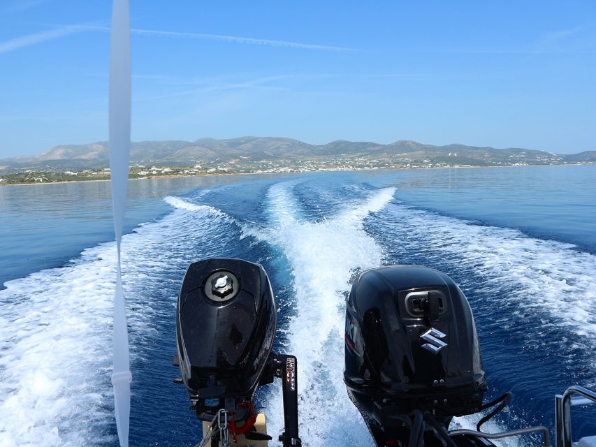 Paros: Full-Day Small Boat Rental with Self-Driving - Blue Lagoon and the first swim