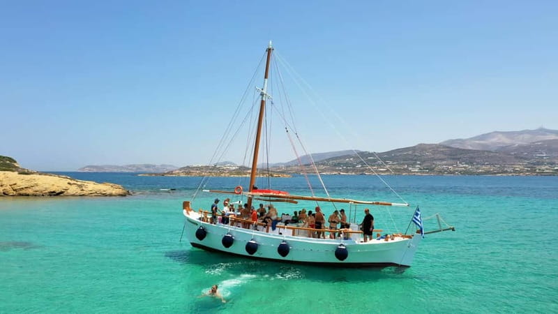 Pounta: Paros & Antiparos Cruise, Swimming & Seafood Lunch - Panagia Faneromeni and the rocky reef