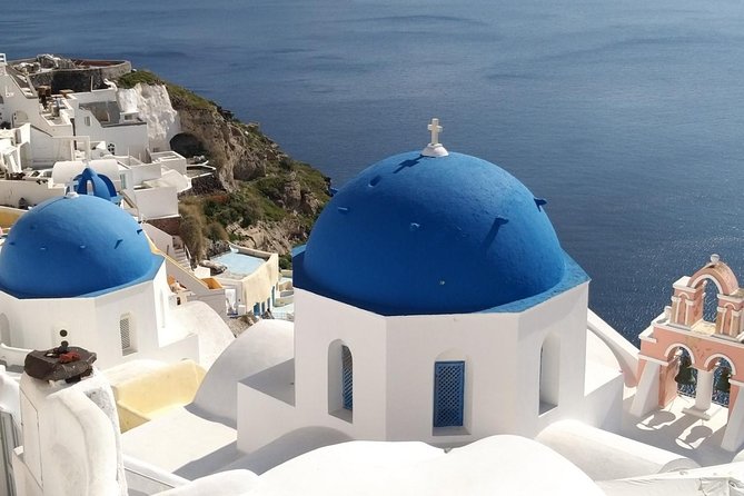 Private Classic Santorini Panorama: Visit the most popular destinations! - Profitis Ilias brings the widest view