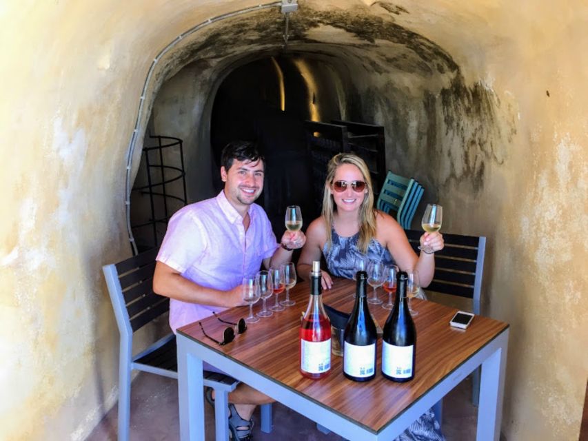 Private Group Visit to Akrotiri & 3 Wineries with Tastings - Walking through Akrotiri without a guide inside