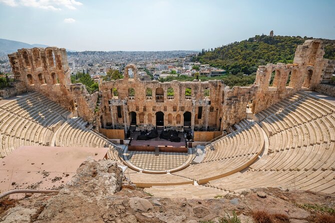 Private Luxury Tour: Athens Acropolis & Iconic City Highlights - Marble athletes at the Panathenaic Stadium