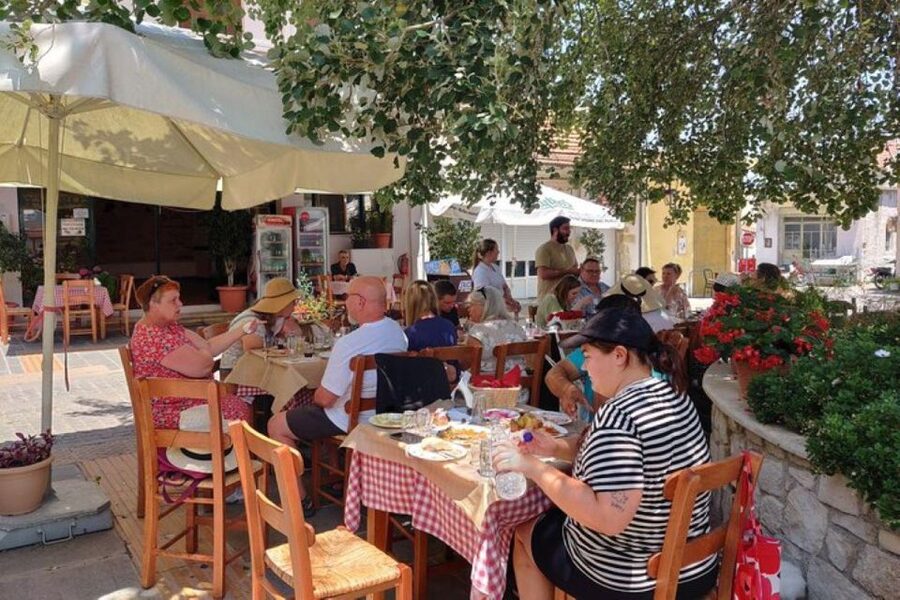 Private tasting of 6 cretan wines in Fres village - Meeting Andreas, a chemist who makes wine