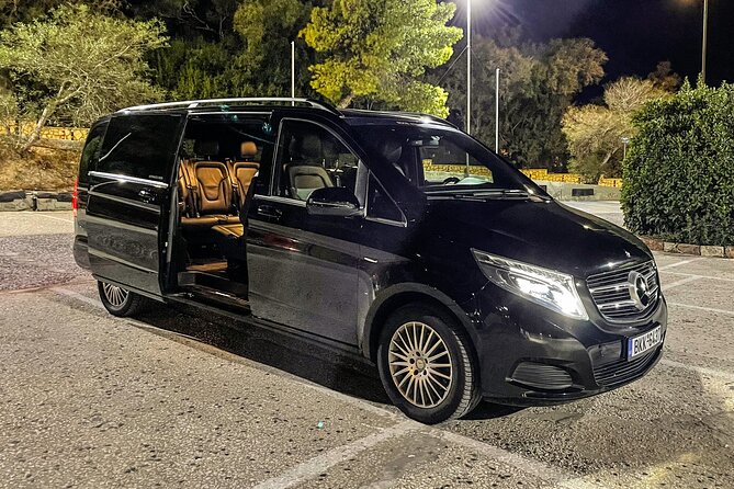 Private Transport Athens Airport to Athens Centre Hotels Vice Versa - The Mercedes van and group value