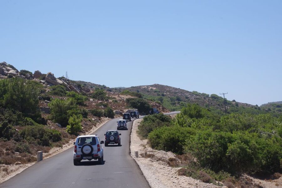 Rhodes: 4x4 Self-Drive Jeep Tour with Pickup in the North - Sharing the Suzuki Jimny and the real price