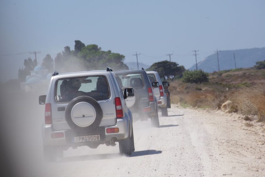 Rhodes: 4x4 Self-Drive Jeep Tour with Pickup in the North - Your first off-road run and the safety briefing