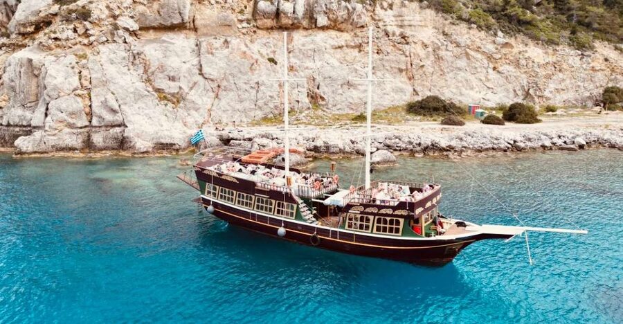 Rhodes: All Inclusive Day Cruise with BBQ & Unlimited Drinks - Leaving Mandraki Harbour at 10:00